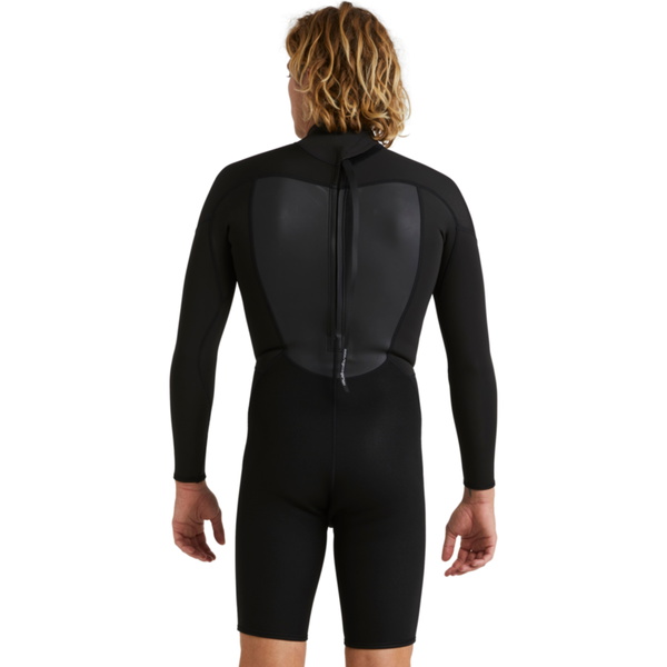 2026 Quiksilver Mens Prologue 2/2mm Long Sleeve Back Zip Wetsuit EQYW403024 - Black